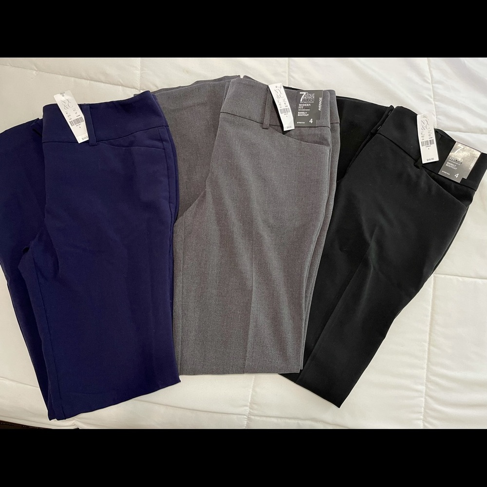 New York & Company Modern Fit Barely Bootcut Pants